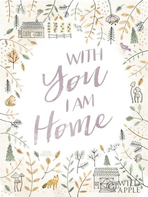 Reproduction of Woodland Whimsy III Pastel by Laura Marshall - Wall Decor Art