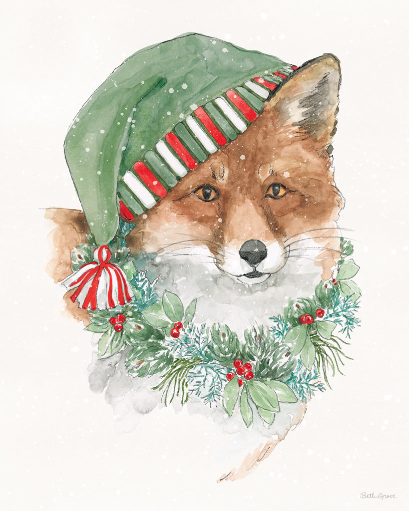 Reproduction of Woodland Animals I by Beth Grove - Wall Decor Art