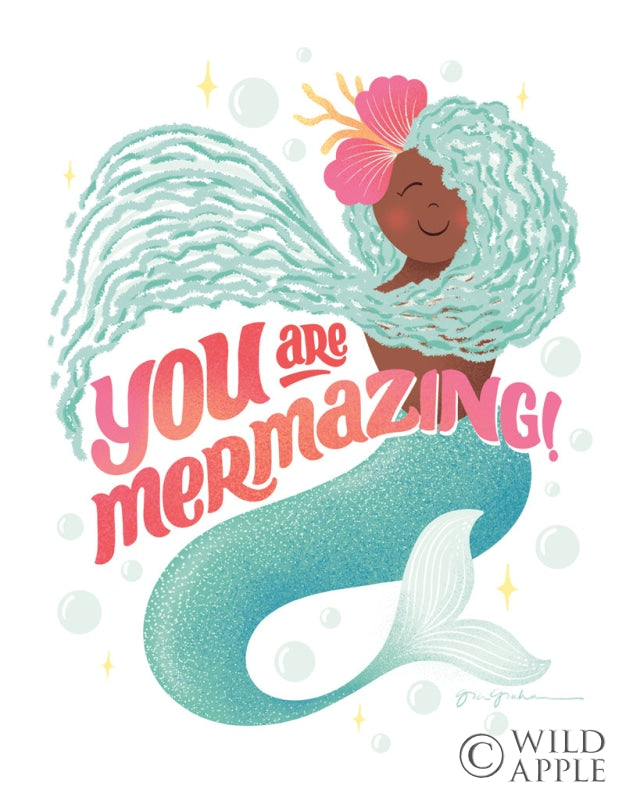 Reproduction of Mermazing I by Gia Graham - Wall Decor Art