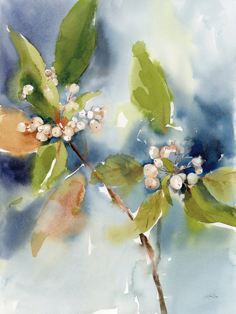 Reproduction of Winter Berries by Katrina Pete - Wall Decor Art