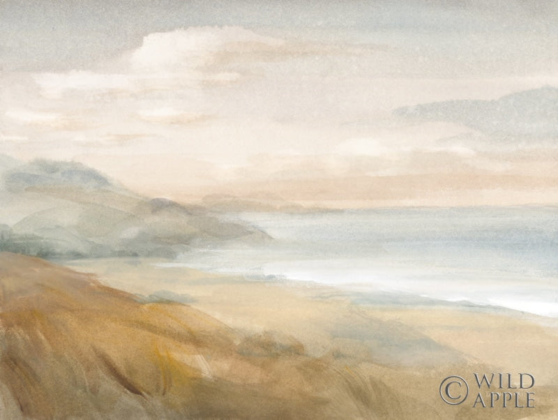 Reproduction of Misty on the Headlands by Danhui Nai - Wall Decor Art