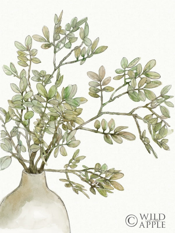 Reproduction of Potted Leaves I by Leslie Trimbach - Wall Decor Art