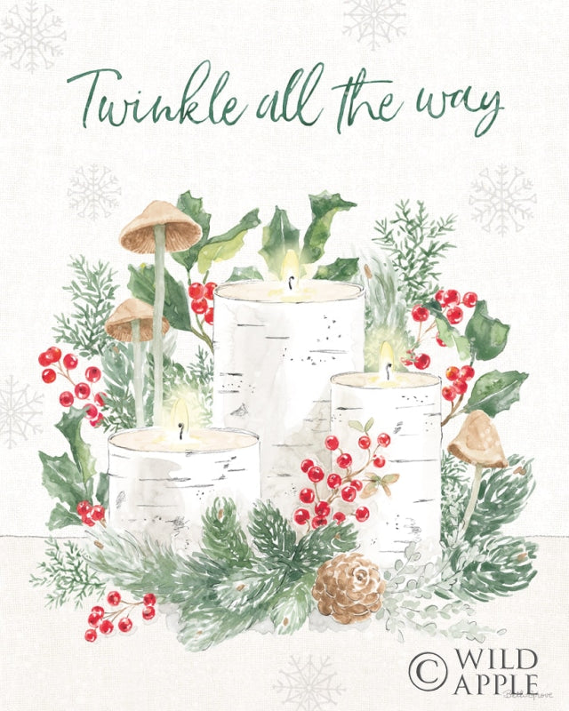 Reproduction of Christmas Charm IV by Beth Grove - Wall Decor Art