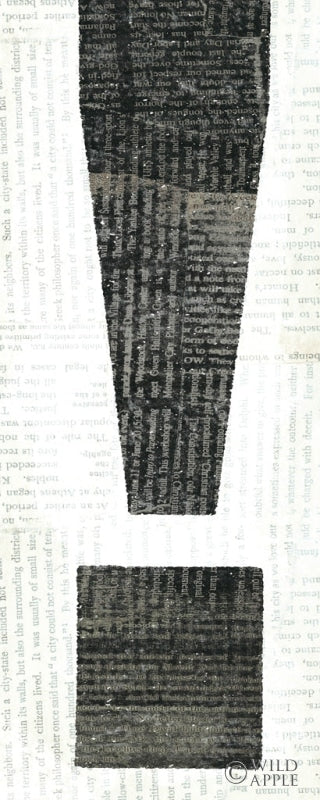 Reproduction of Punctuated Black I by Michael Mullan - Wall Decor Art