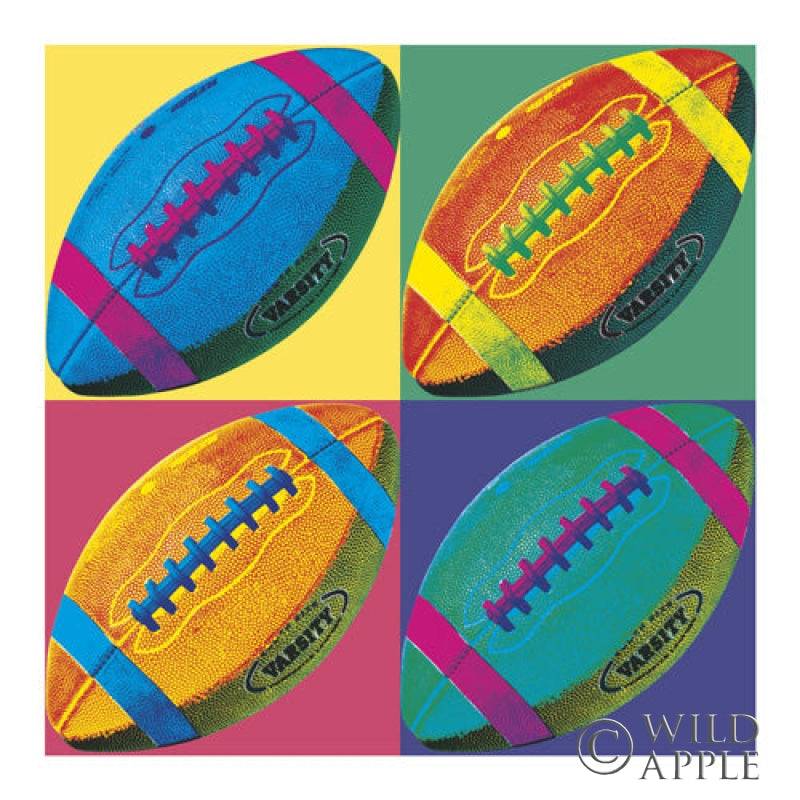 Reproduction of Ball Four Football by Wild Apple Portfolio - Wall Decor Art