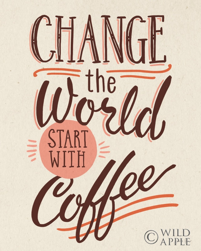 Reproduction of Bad Coffee II by Janelle Penner - Wall Decor Art