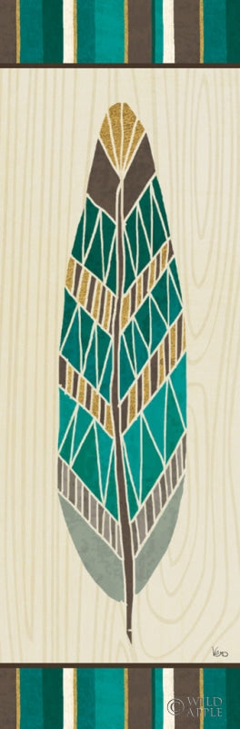 Reproduction of Cool Feathers VII by Veronique Charron - Wall Decor Art