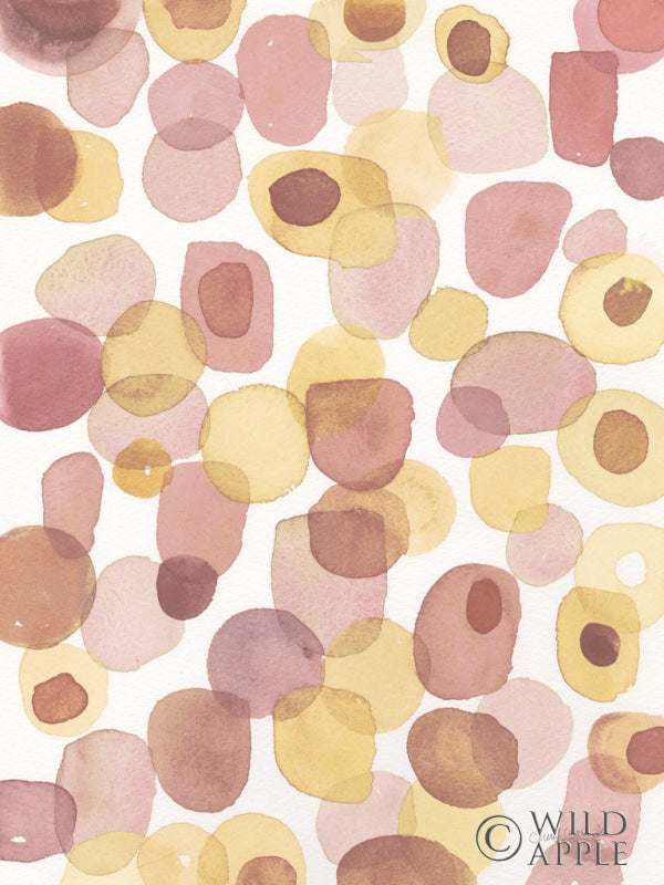 Reproduction of Toggle Pink Yellow by Cheryl Warrick - Wall Decor Art