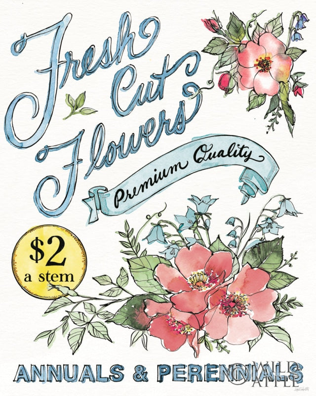 Reproduction of Spring Season VI by Anne Tavoletti - Wall Decor Art