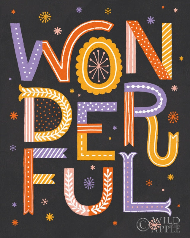 Reproduction of Celebrations III Dark by Laura Marshall - Wall Decor Art