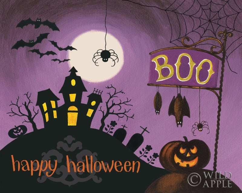 Reproduction of Happy Haunting I by Lisa Audit - Wall Decor Art