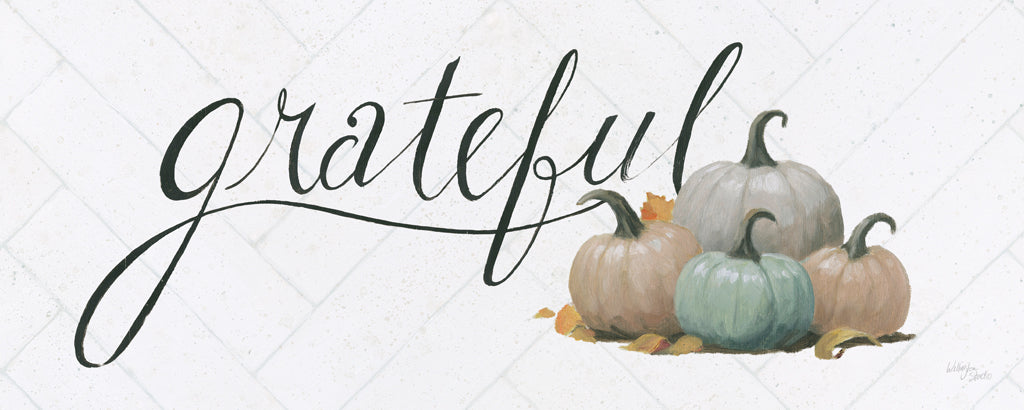 Reproduction of Grateful and Blessed I by Wellington Studio - Wall Decor Art