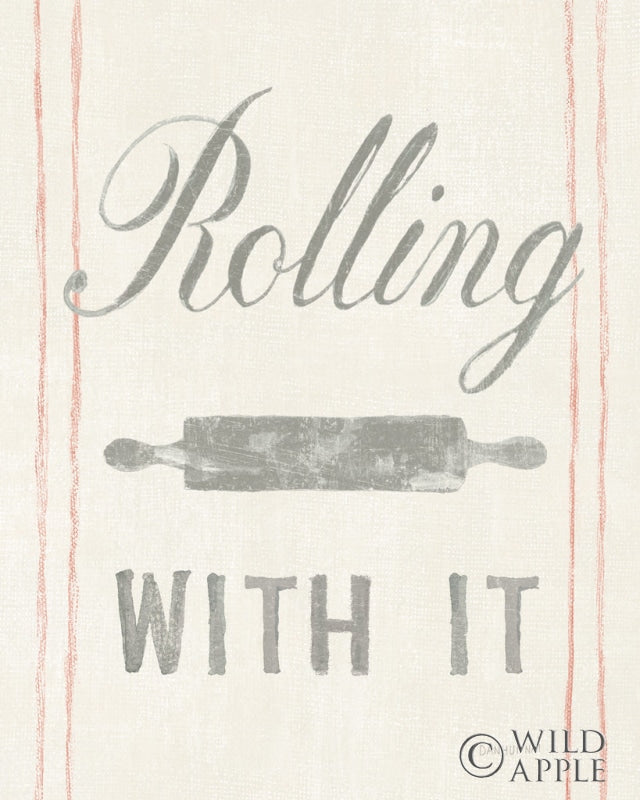 Reproduction of Floursack Kitchen V Vertical by Danhui Nai - Wall Decor Art