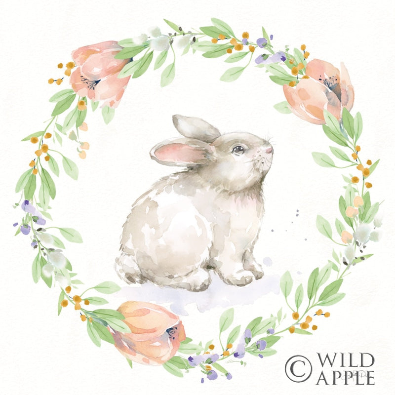 Reproduction of Blooming Bunnies I by Katrina Pete - Wall Decor Art