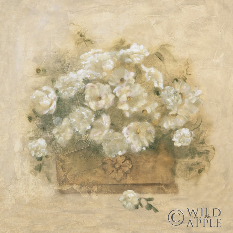 Reproduction of White Floral Bouquet II by Cheri Blum - Wall Decor Art