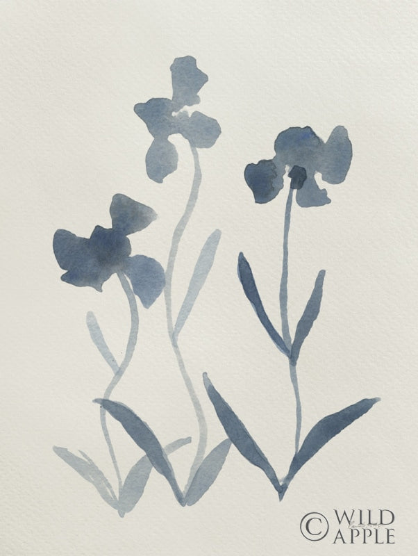 Reproduction of Blue Florals I by Pamela Munger - Wall Decor Art