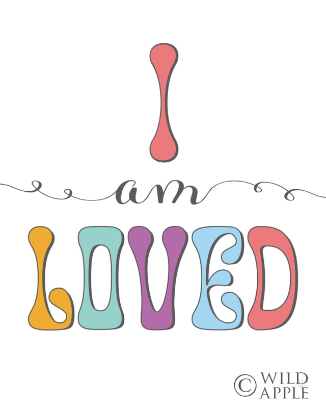 Reproduction of I Am Loved by Sarah Adams - Wall Decor Art