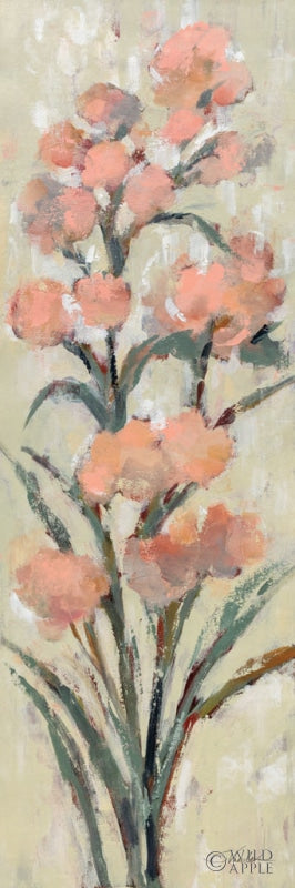 Reproduction of Tall Blush Flowers I by Silvia Vassileva - Wall Decor Art