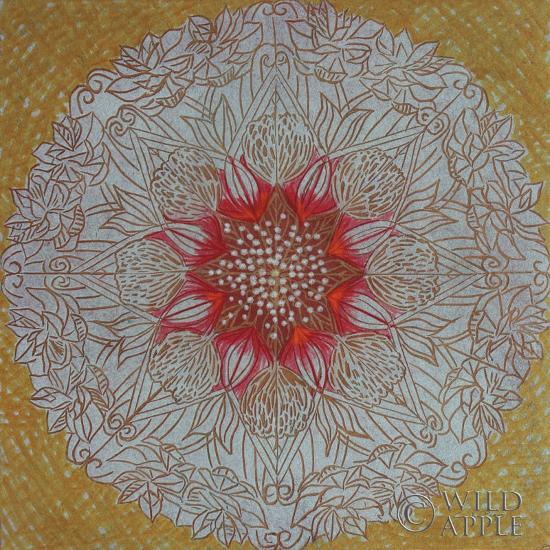 Reproduction of Starshine Mandala III by Candra Boggs - Wall Decor Art