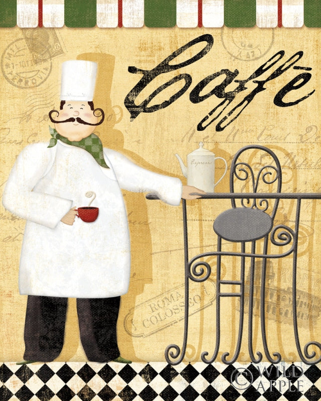 Reproduction of Chefs Break III by Veronique Charron - Wall Decor Art