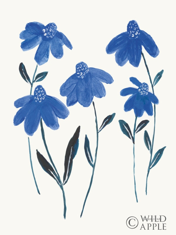 Reproduction of Borrowed and Blue III by Danhui Nai - Wall Decor Art