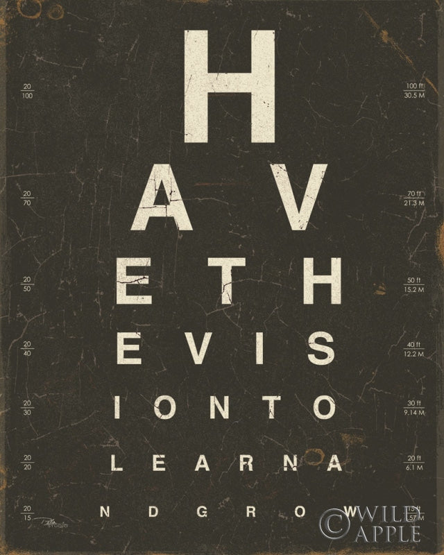 Eye Chart Iv Posters Prints & Visual Artwork