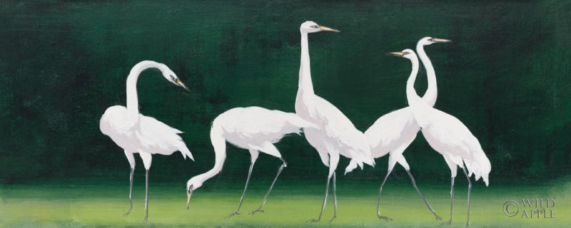 Reproduction of Feathered Flock I by Julia Purinton - Wall Decor Art