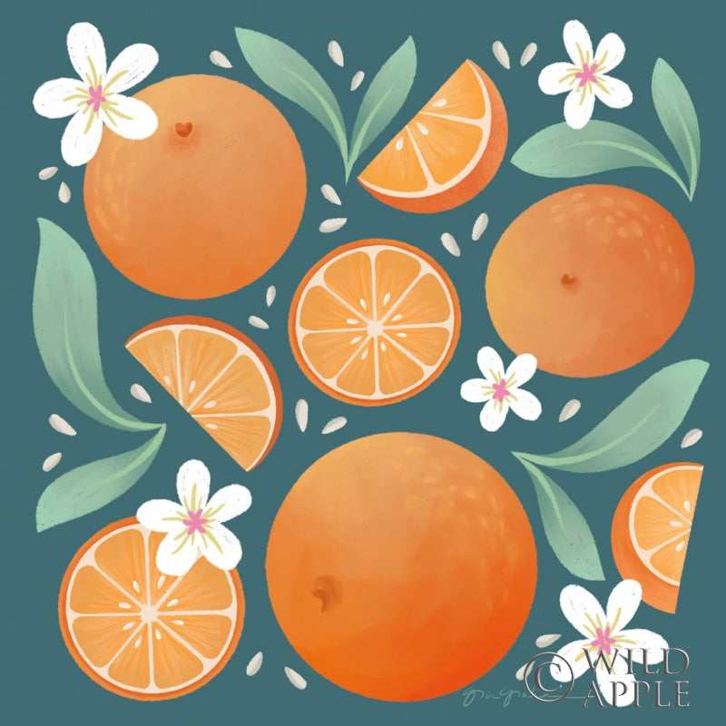 Reproduction of Orange Zest III by Gia Graham - Wall Decor Art