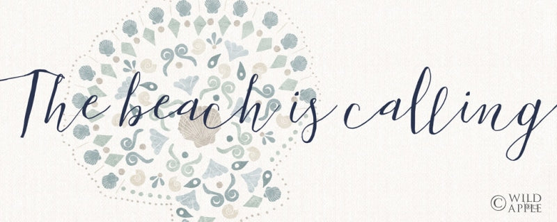 Reproduction of Sea Charms V Blue by Veronique Charron - Wall Decor Art