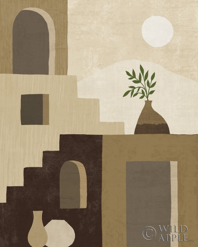 Reproduction of Simple Scenes II Neutral by Veronique Charron - Wall Decor Art