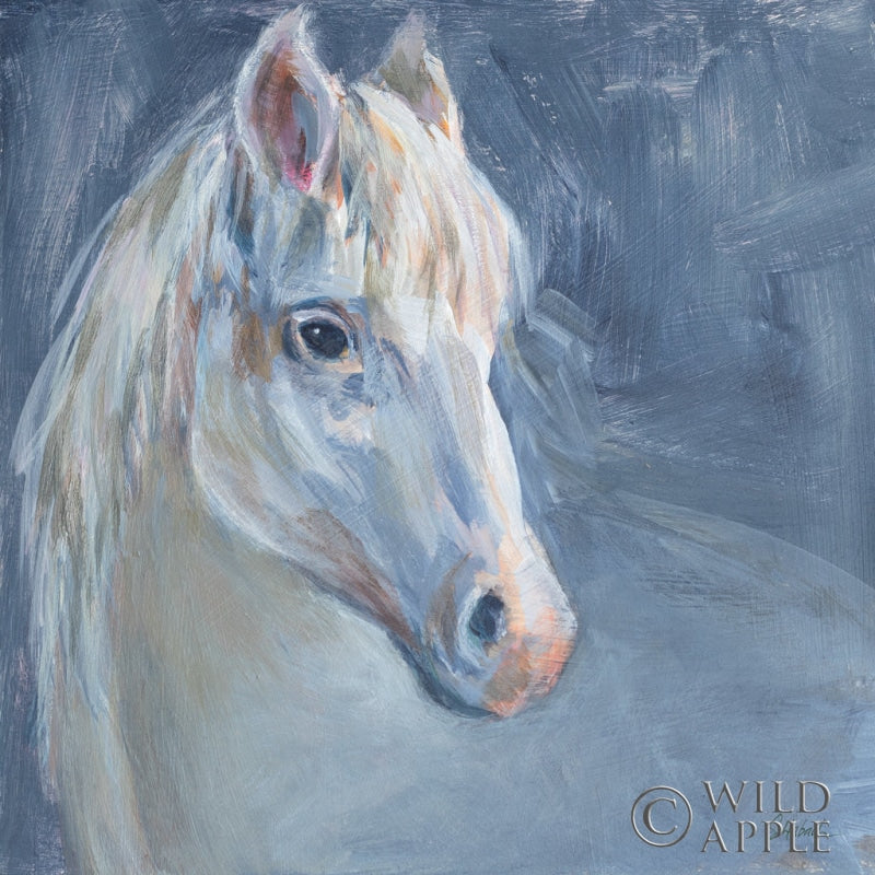 Reproduction of Gentle Gray Horse by Sue Schlabach - Wall Decor Art