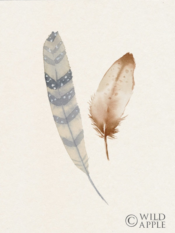 Reproduction of Falling Feathers IV by Katrina Pete - Wall Decor Art