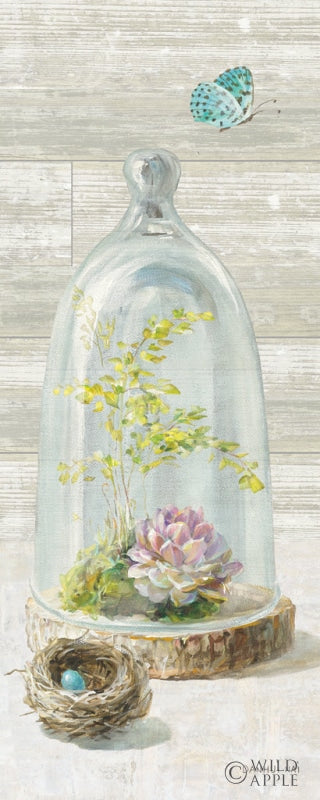 Reproduction of Succulent Garden III Panel by Danhui Nai - Wall Decor Art