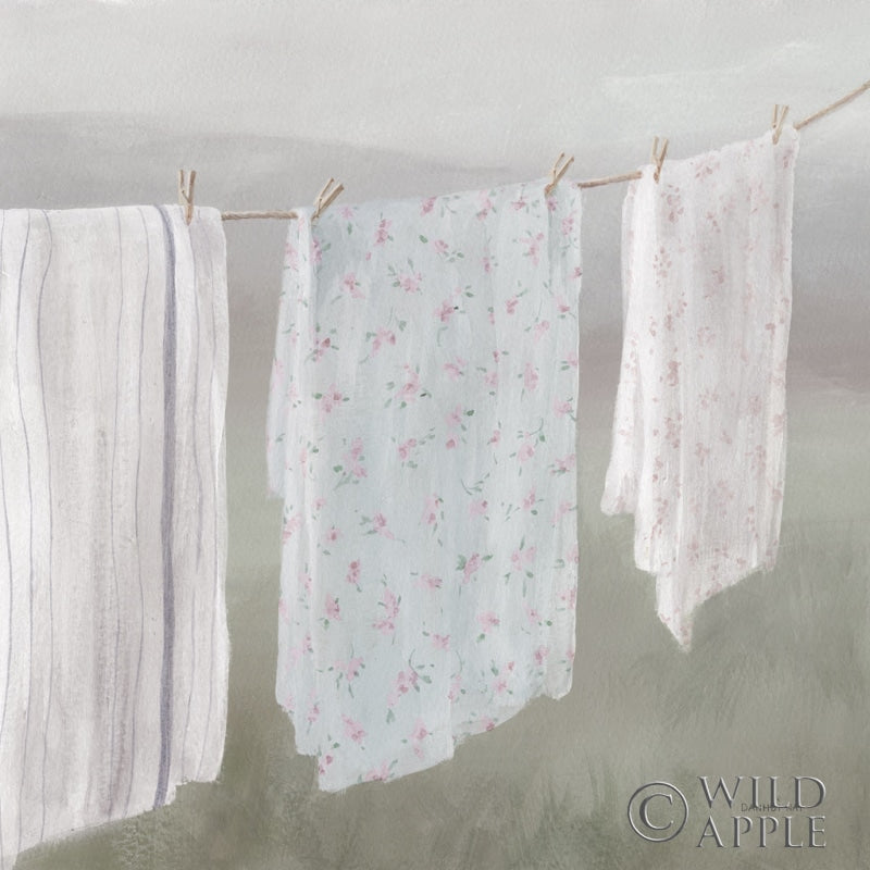 Reproduction of Laundry Day II Neutral by Danhui Nai - Wall Decor Art
