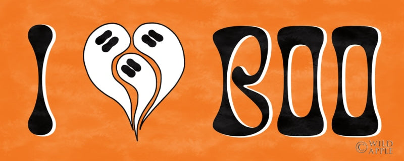 Reproduction of Hey Boo I by Sarah Adams - Wall Decor Art