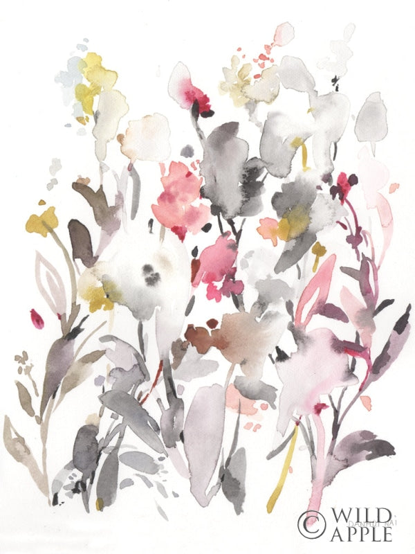 Reproduction of Breezy Florals I Crop by Danhui Nai - Wall Decor Art