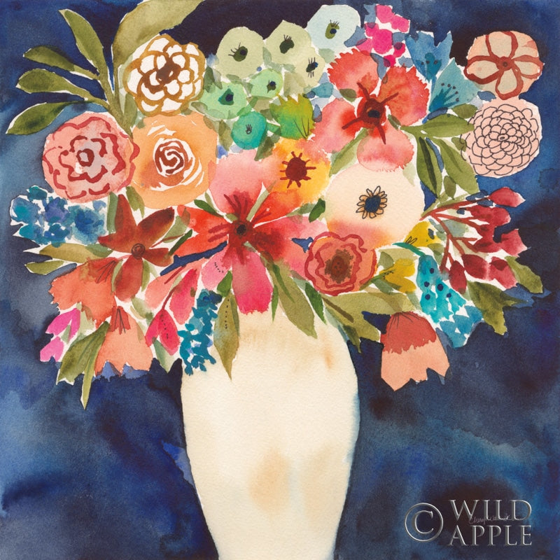 Reproduction of Floral Beauty II by Cheryl Warrick - Wall Decor Art