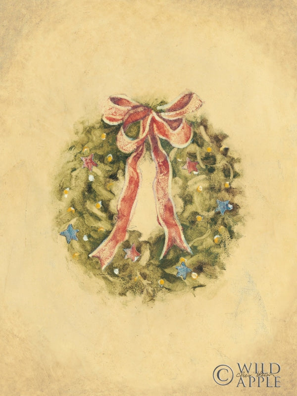 Reproduction of Wreath I by Cheri Blum - Wall Decor Art