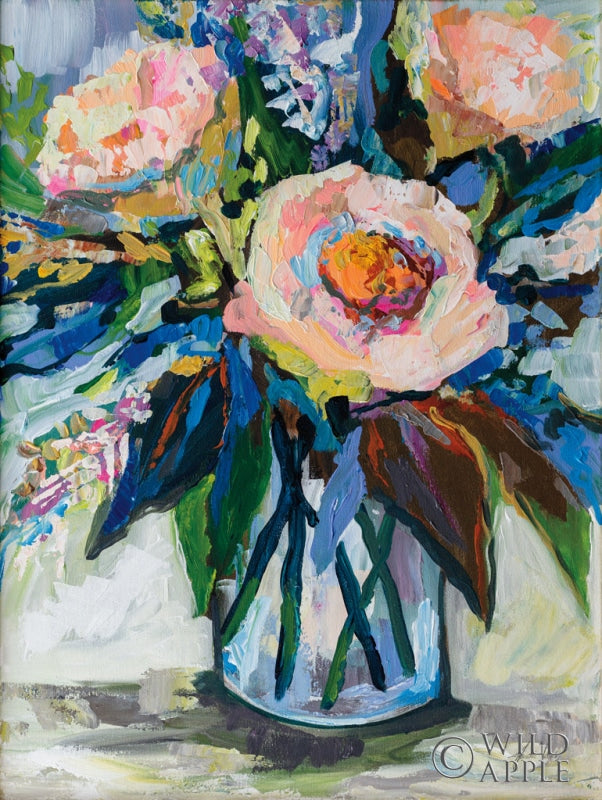 Reproduction of Peach Petal by Jeanette Vertentes - Wall Decor Art