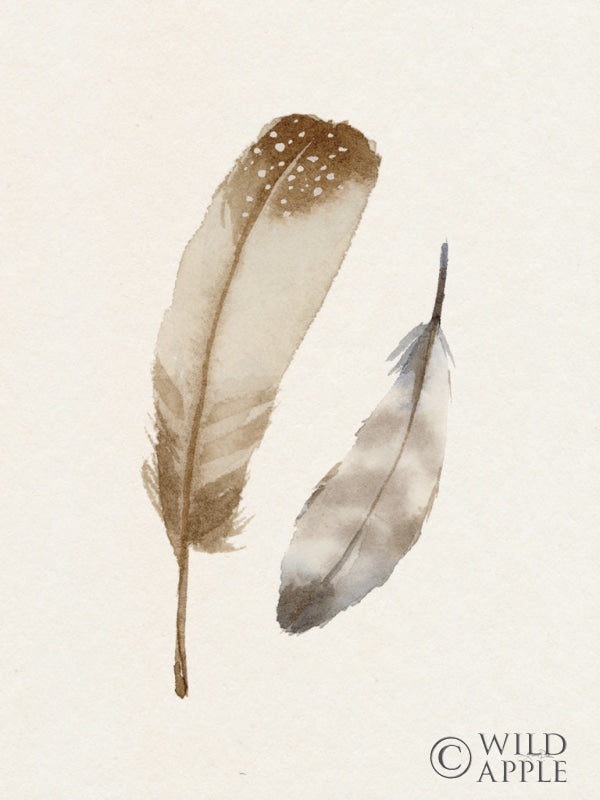 Reproduction of Falling Feathers III by Katrina Pete - Wall Decor Art