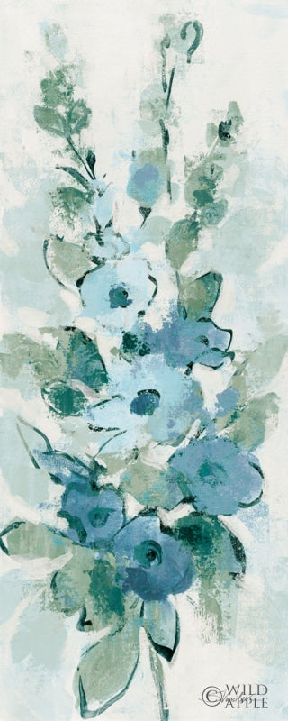 Reproduction of Loose Bouquet of Flowers II Blue by Silvia Vassileva - Wall Decor Art