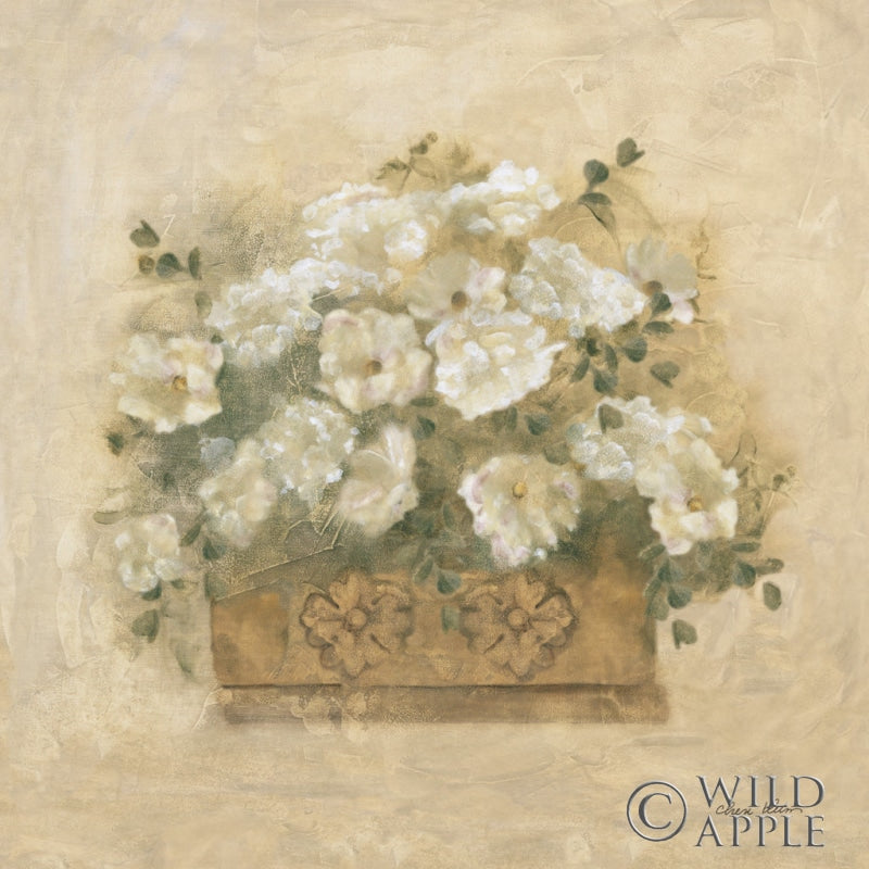 White Floral Bouquet Iii Posters Prints & Visual Artwork