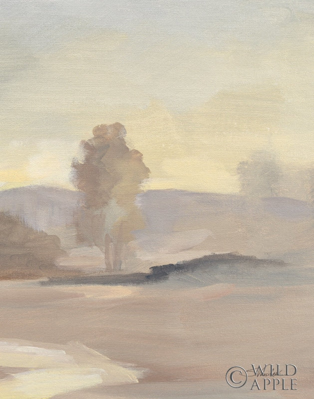 Reproduction of Monochromatic Farm View IV by Silvia Vassileva - Wall Decor Art