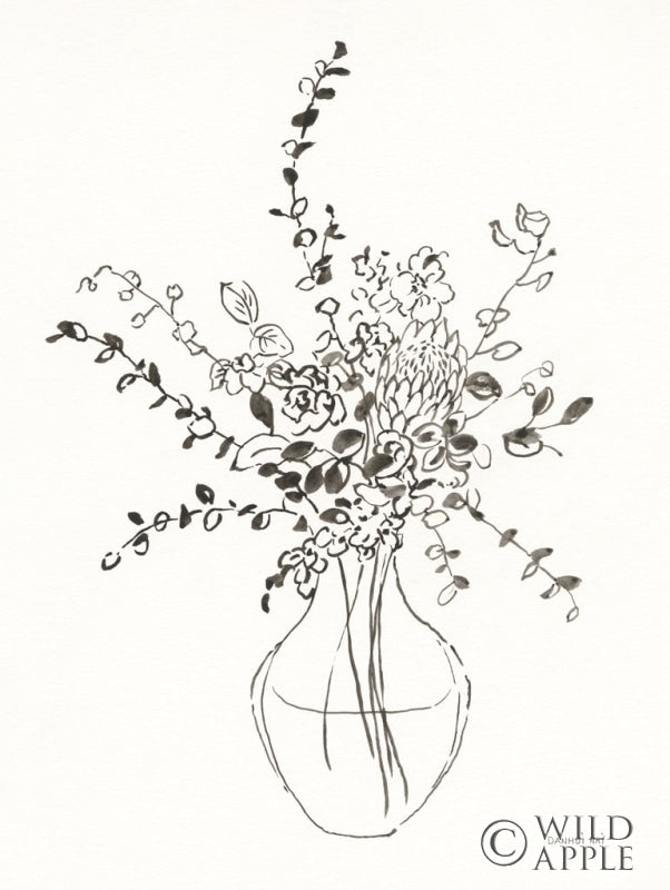 Reproduction of Sketches of Spring II by Danhui Nai - Wall Decor Art