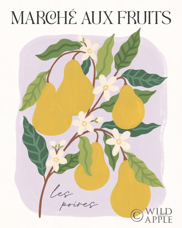 Reproduction of Marche aux Fruits III by Laura Marshall - Wall Decor Art