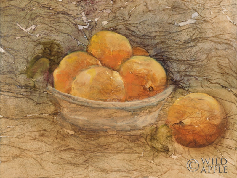 Reproduction of Bowl of Fruit IV by Cheri Blum - Wall Decor Art