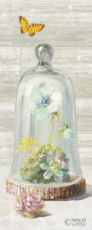 Reproduction of Succulent Garden II Panel by Danhui Nai - Wall Decor Art