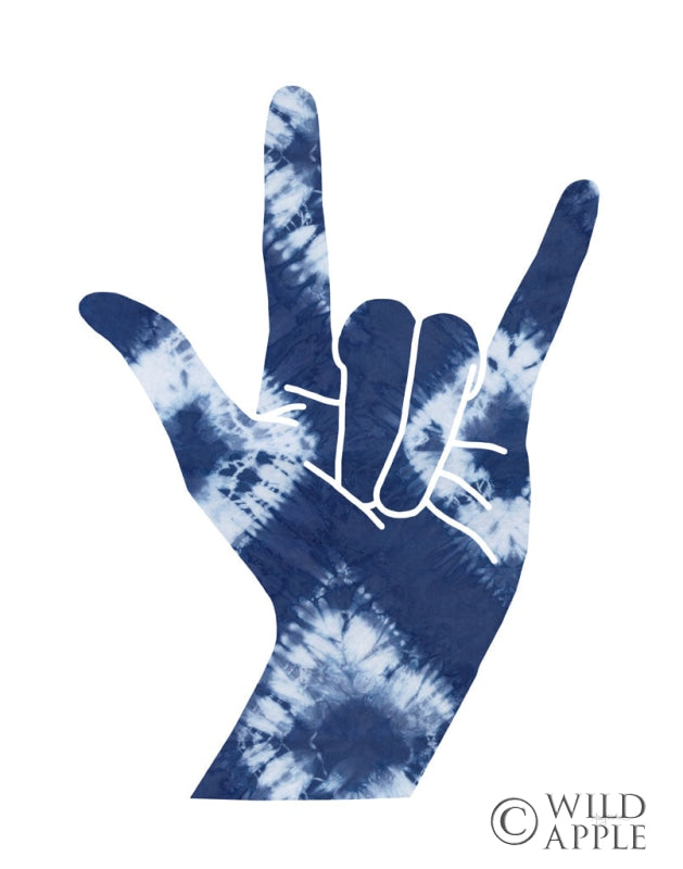 Reproduction of Shibori Love by Mary Urban - Wall Decor Art