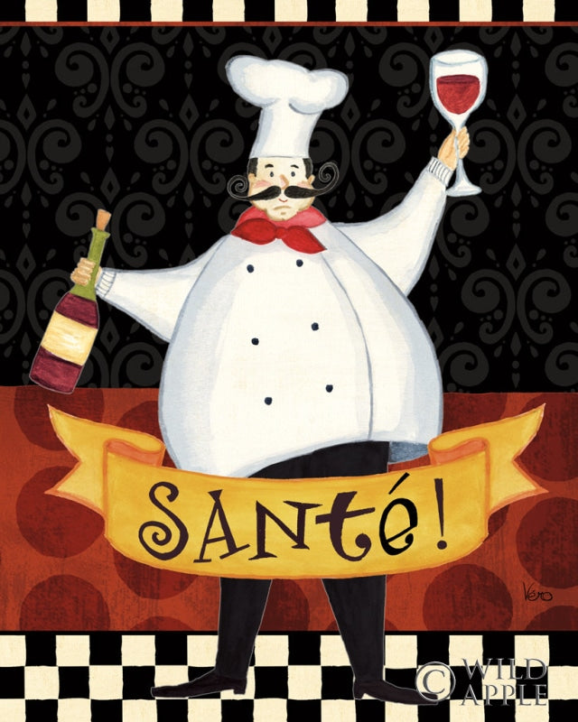 Reproduction of Bon Appetit III by Veronique Charron - Wall Decor Art