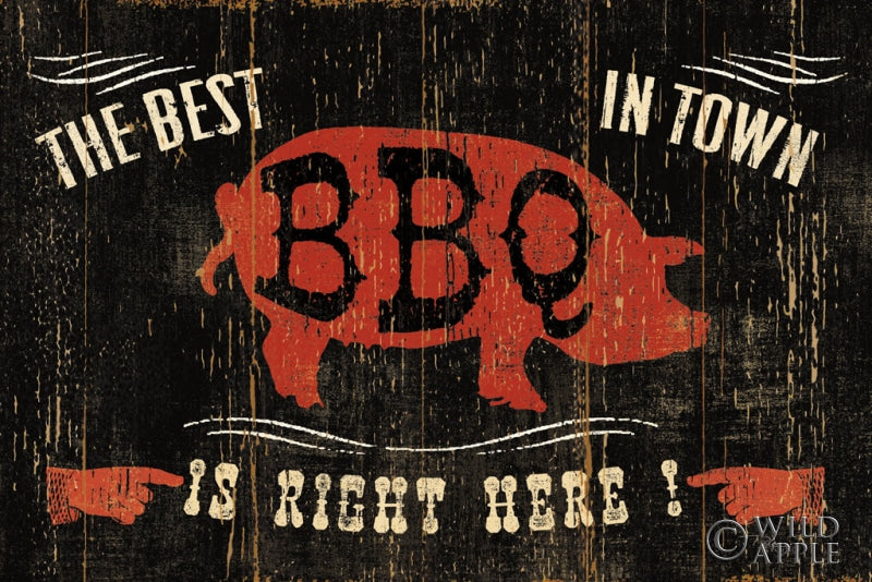 The Best Bbq In Town Posters Prints & Visual Artwork